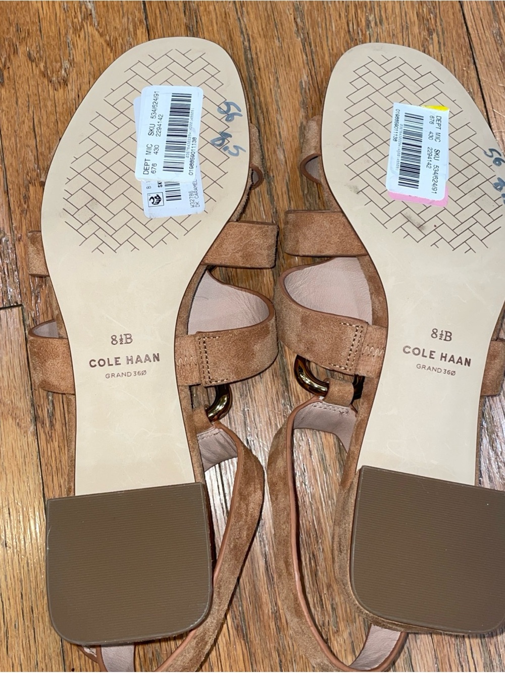 Cole Haan Lyanna Link Women’s Suede Dress Sandal, Size 8.5 B - Picture 5 of 5